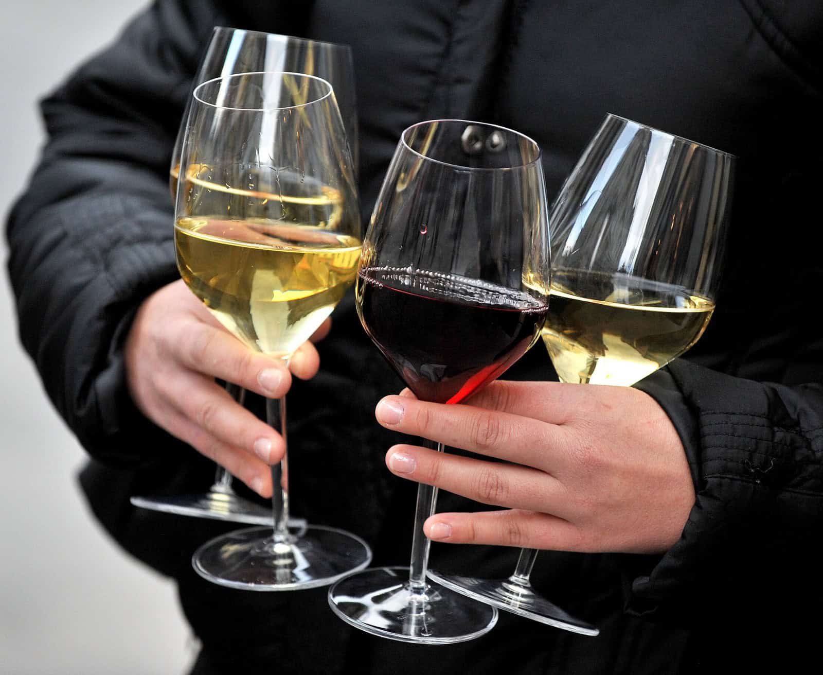 martinovo vino kozarec foto: Tamino Petelinšek/STA Prireditev Ljubljanska vinska pot - Martinovanje v Ljubljani.