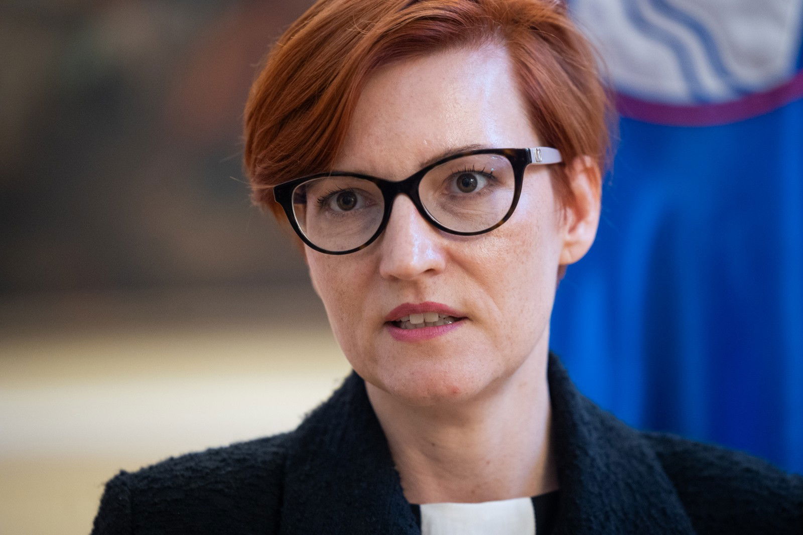Delovni sestanek ministrice za kulturo Aste Vrecko s hrvasko ministrico za kulturo Nino Obuljen Korzinek.