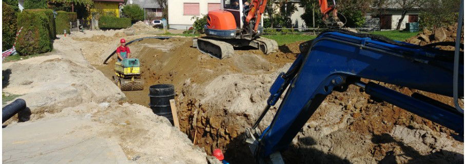 izgradnja kanalizacije MO Slovenj Gradec