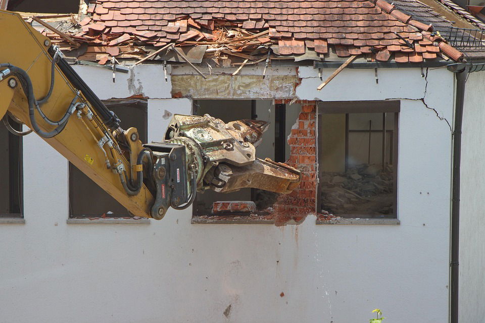 stroj rušenje črna gradnja kopač pixabay