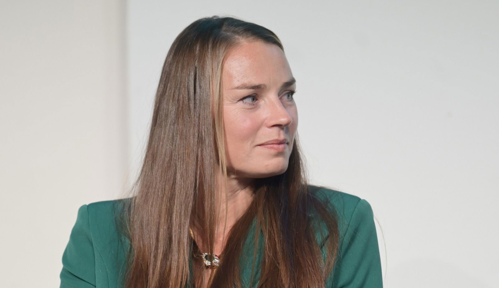 Dogodek ob zakljucku Evropskega prvenstva v rokometu za zenske Slovenija - dezela vrhunskih sportnih dosezkov.
Nekdanja vrhunska smucarka in ambasadorka znamke I Feel Slovenia Tina Maze.