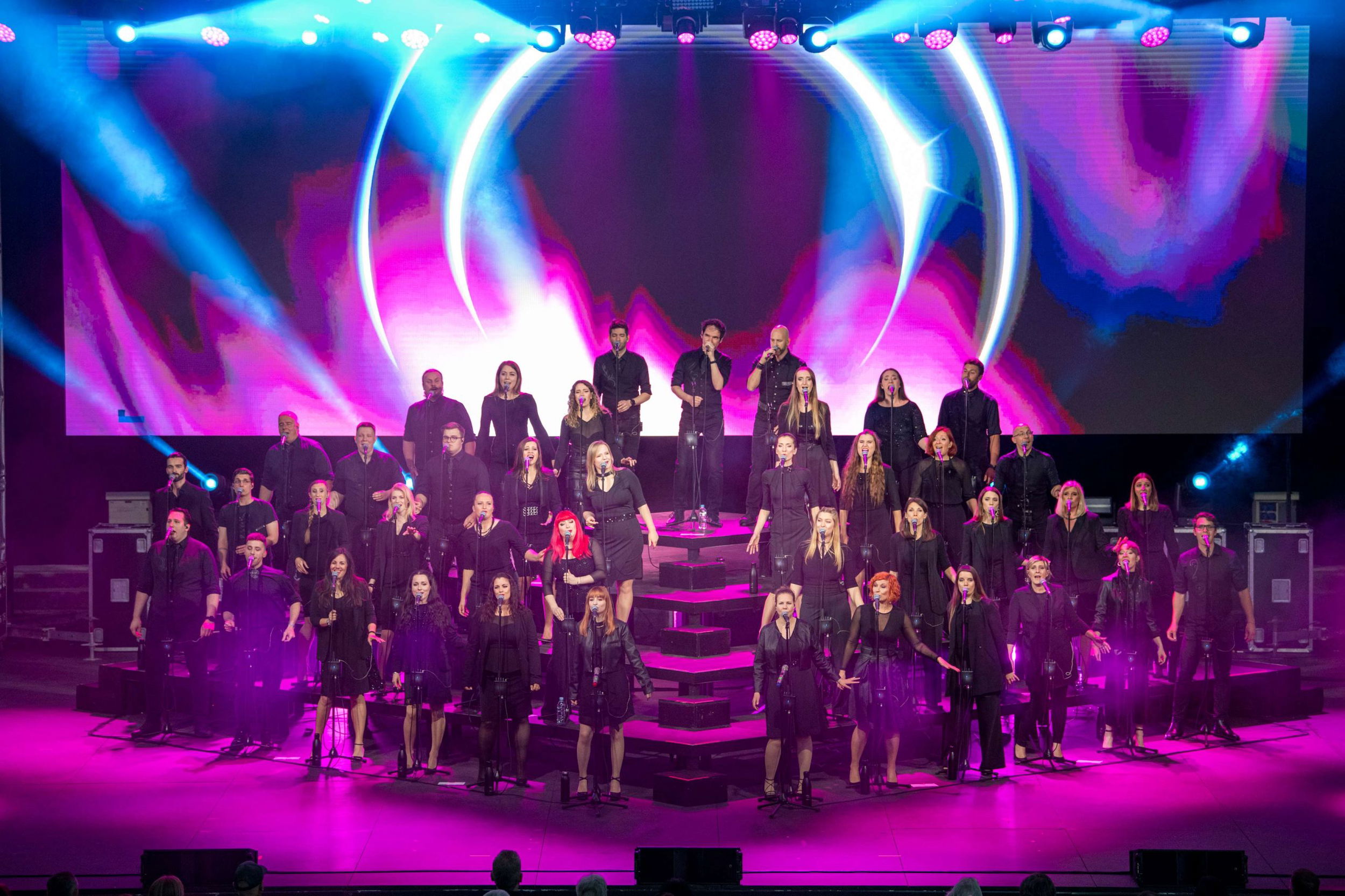 Ljubljana, Krizanke.
Koncert Perpetuum Jazzile in Drazena Zecica.
Foto: Media Group