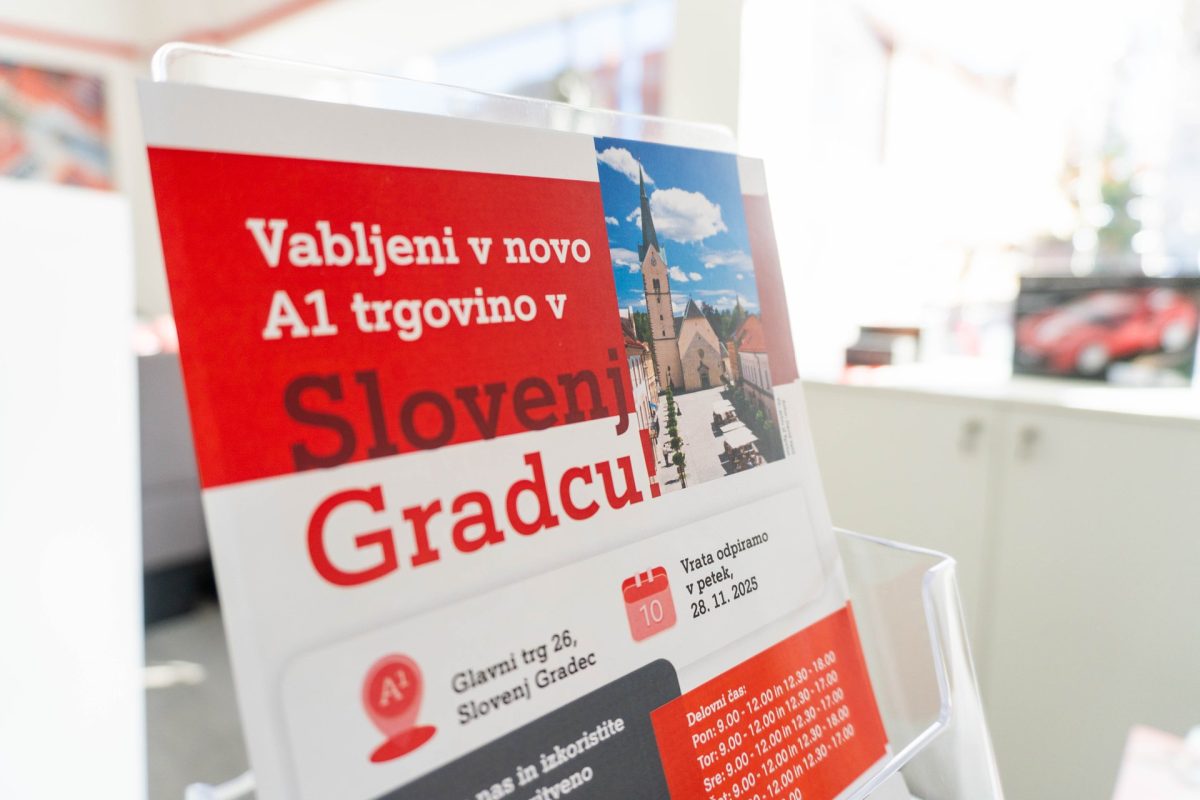 Otvoritev nove poslovalnice A1 v Slovenj Gradcu