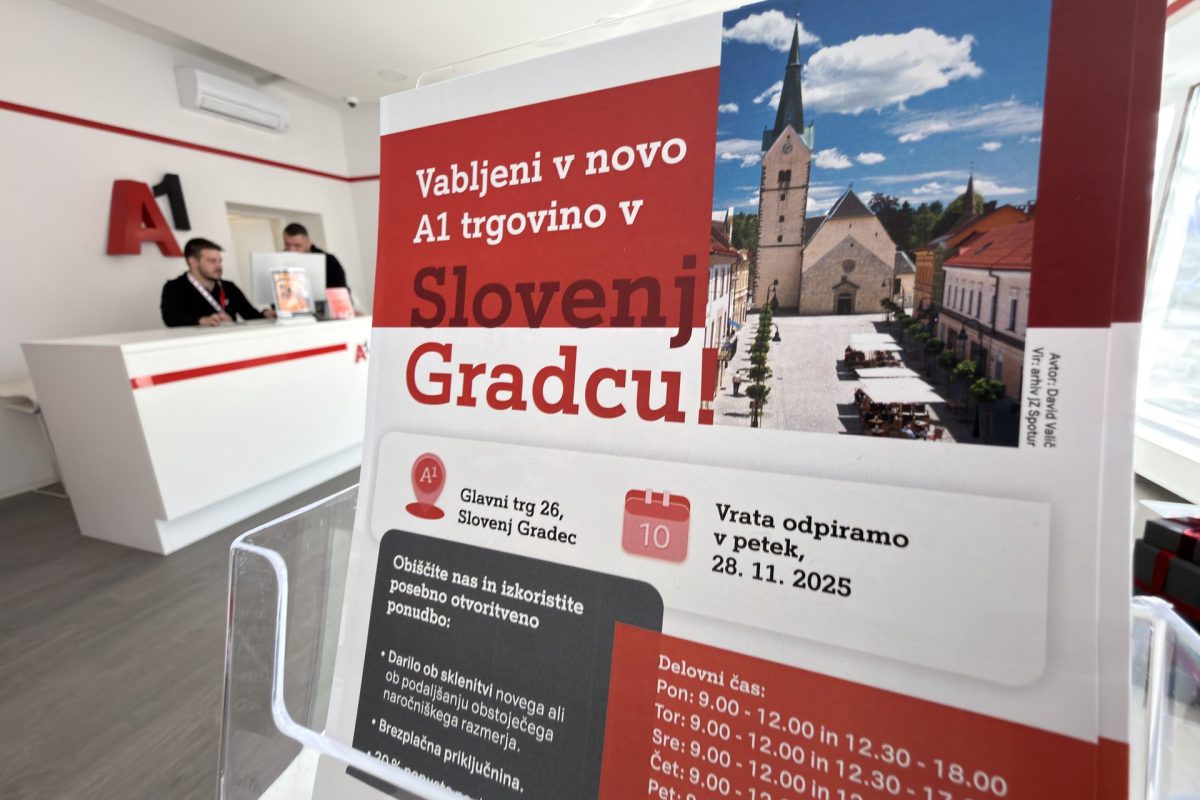 Otvoritev nove poslovalnice A1 v Slovenj Gradcu