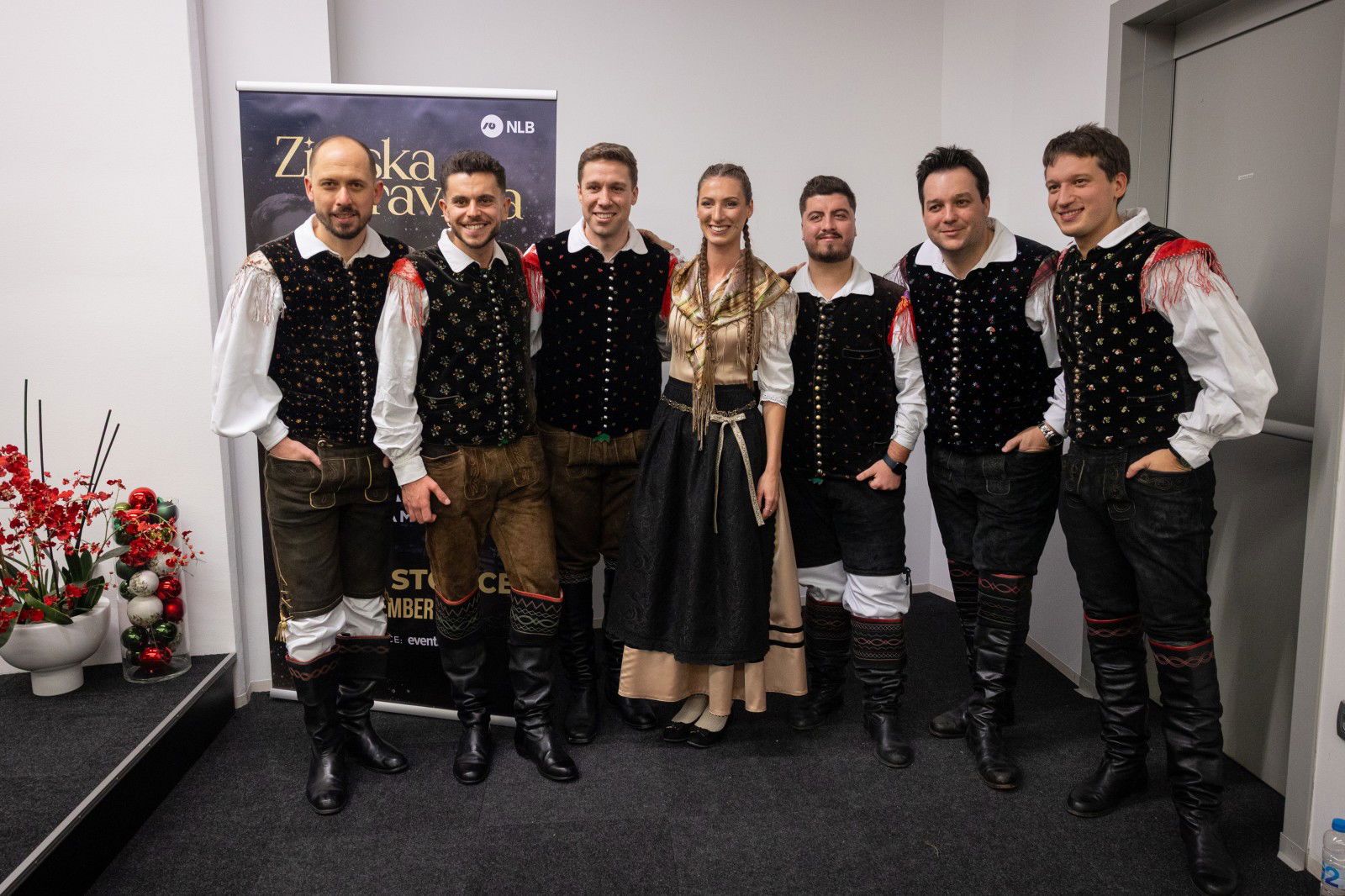 Novinarsko druzenje pred koncertom Ansambla Sasa Avsenika v Areni Stozice.