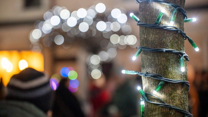 Prižig prazničnih luči in FaušDur band v Slovenj Gradcu