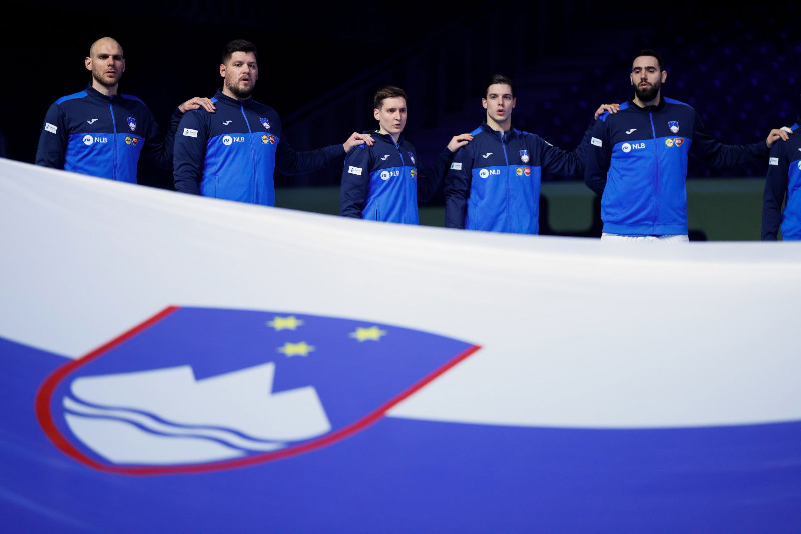 20260118-01505106 Rokometno evropsko prvenstvo na Danskem.
Skupina D, 2. krog.
Rokometna tekma med Svico - Slovenijo.