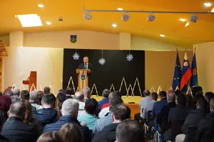 (VIDEO in FOTO) Župan Občine Mislinja gostil ponovoletno srečanje in predstavil vizijo leta 2026