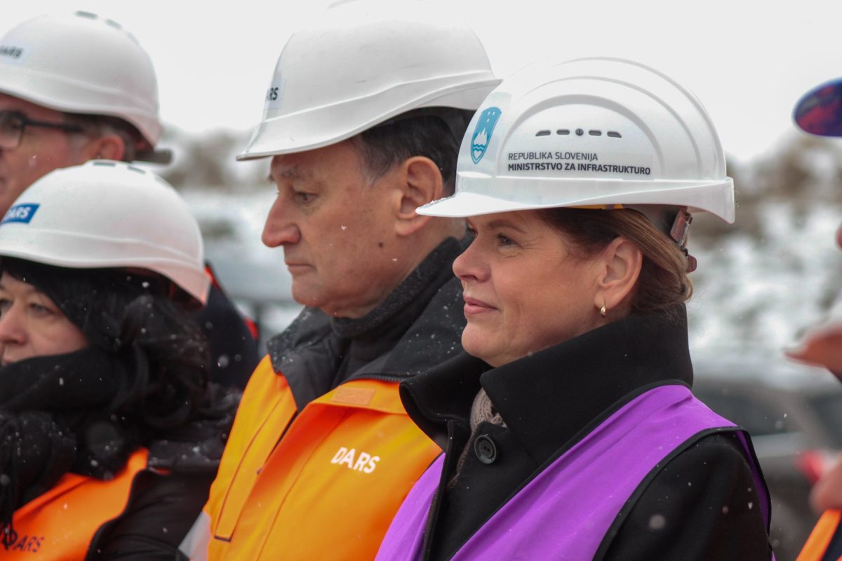 slovestnost ob začetku del na sklopu G - Podgorje na hitri cesti na Koroško