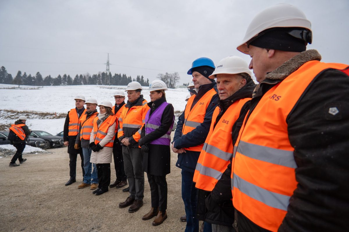 slovestnost ob začetku del na sklopu G - Podgorje na hitri cesti na Koroško
