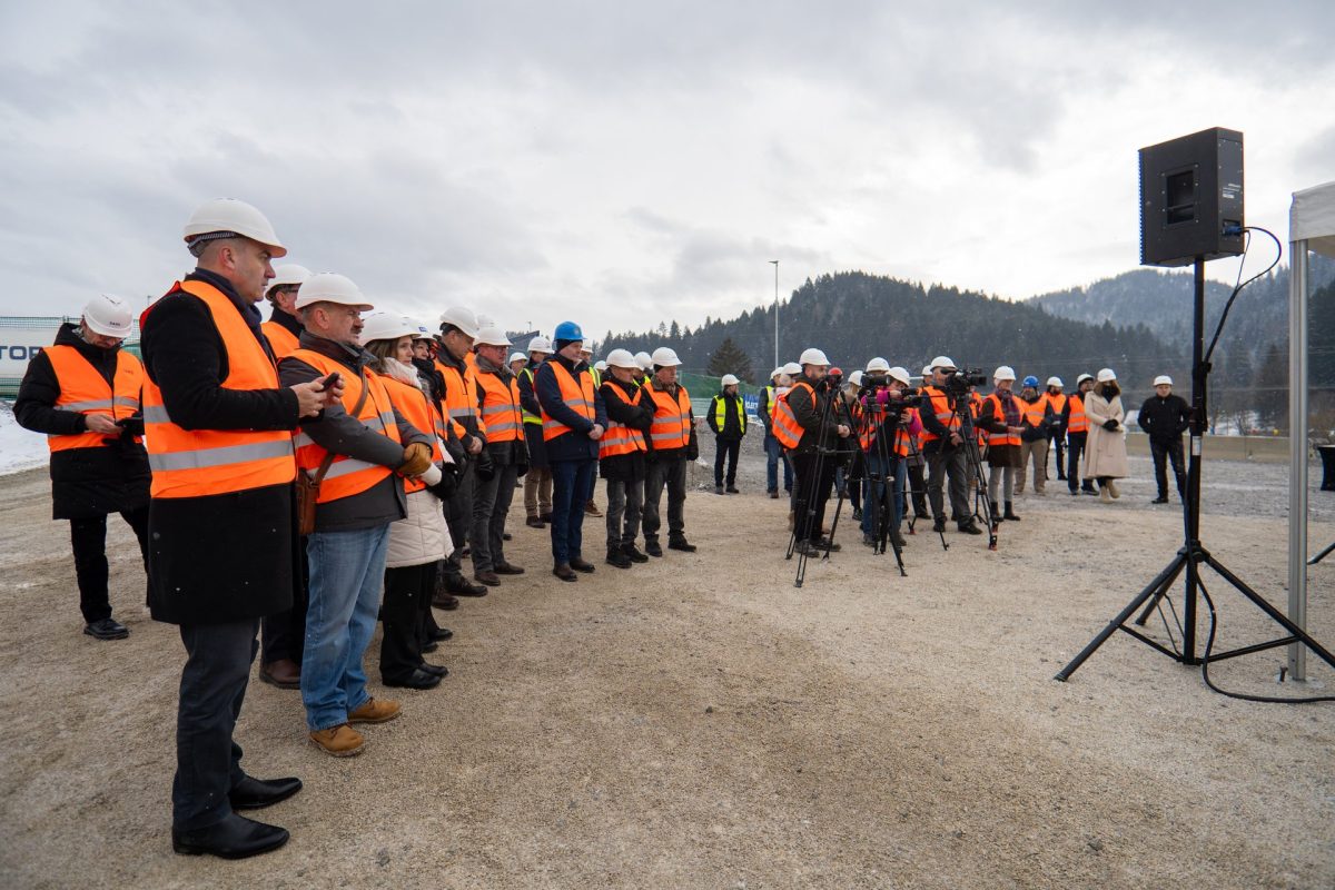 slovestnost ob začetku del na sklopu G - Podgorje na hitri cesti na Koroško