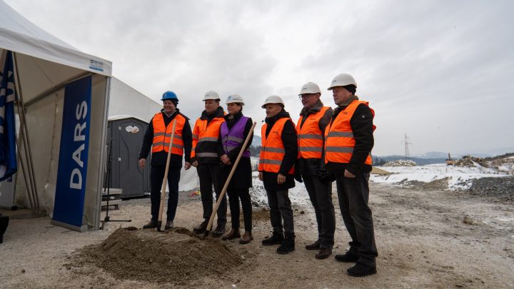 slovestnost ob začetku del na sklopu G - Podgorje na hitri cesti na Koroško